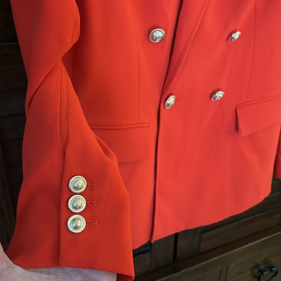 Tahari orange blazer. NWT - Picture 3 of 7